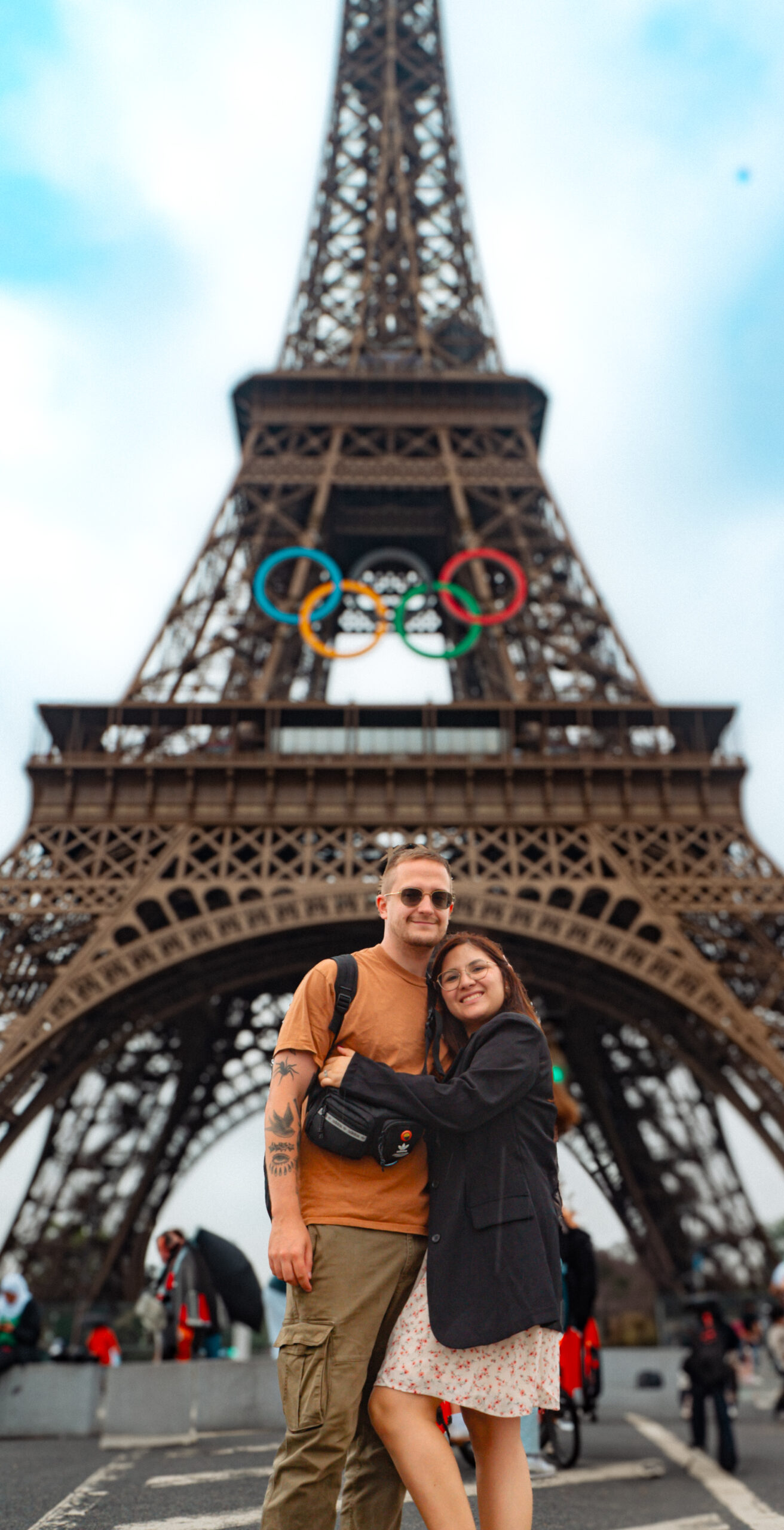 N&J at the Eiffel Tower