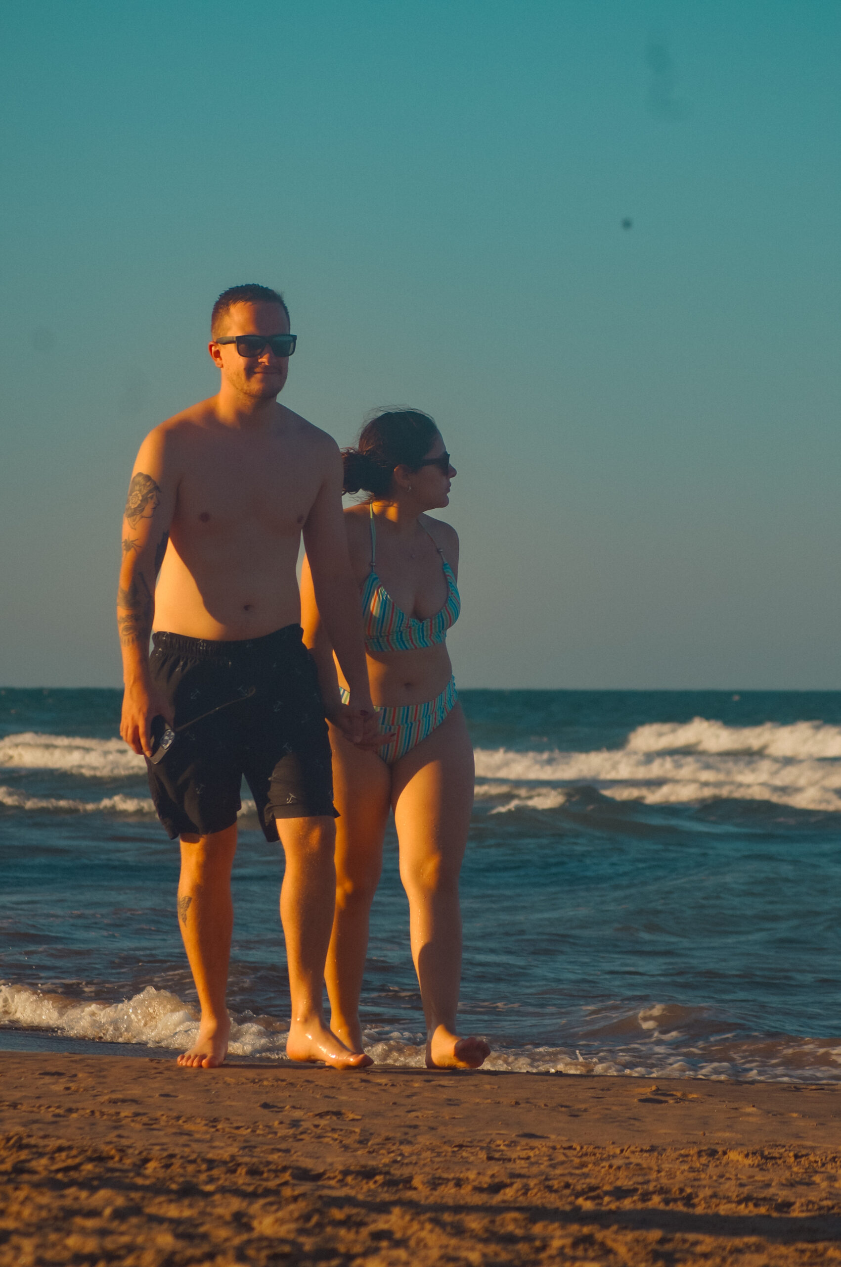 N&J at the Barceloneta